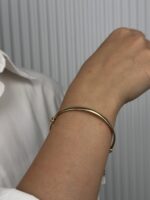 14 Ayar Altın Sade Kelepçe 121 - Görsel 5