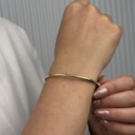 14 Ayar Altın Sade Elastik Bileklik 619