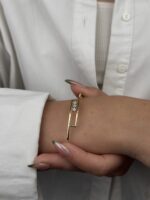 14 Ayar Altın Kelepçe Bileklik 134 - Görsel 4