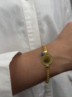 14 Ayar Altın Çeyrekli Bileklik 1067 - Görsel 2