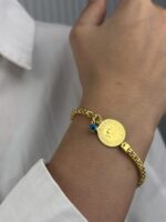 14 Ayar Altın Çeyrekli Bileklik 1067