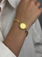 14 Ayar Altın Dorikalı Çeyrekli Bileklik 849