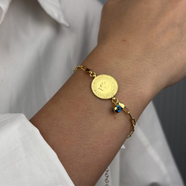 14 Ayar Altın Çeyrekli Bileklik 938