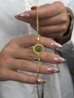 14 Ayar Altın Çeyrekli Bileklik 938 - Görsel 5