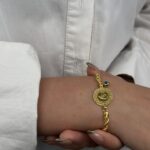 14 Ayar Altın çeyrekli Bileklik 1082