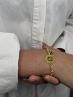 14 Ayar Altın çeyrekli Bileklik 1082