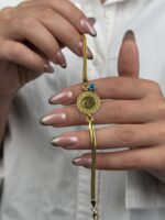 14 Ayar Altın Çeyrekli Bileklik 923 - Görsel 5