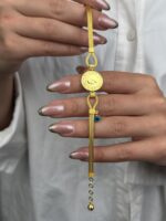 14 Ayar Altın Çeyrekli Bileklik 817 - Görsel 5