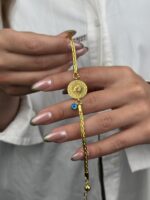 14 Ayar Altın Çeyrekli Bileklik 1068 - Görsel 2