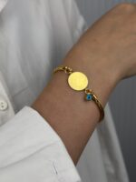 14 Ayar Altın Çeyrekli Bileklik 1068