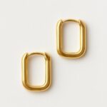 14 Ayar Altın Kare Küpe 1126