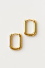 14 Ayar Altın Kare Küpe 1126