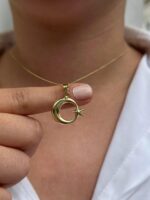 14 Ayar Altın  Ay Yıldızlı Kolye Ucu 507 - Görsel 4