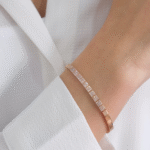 14 Ayar Rose Altın Taşlı Bileklik 67