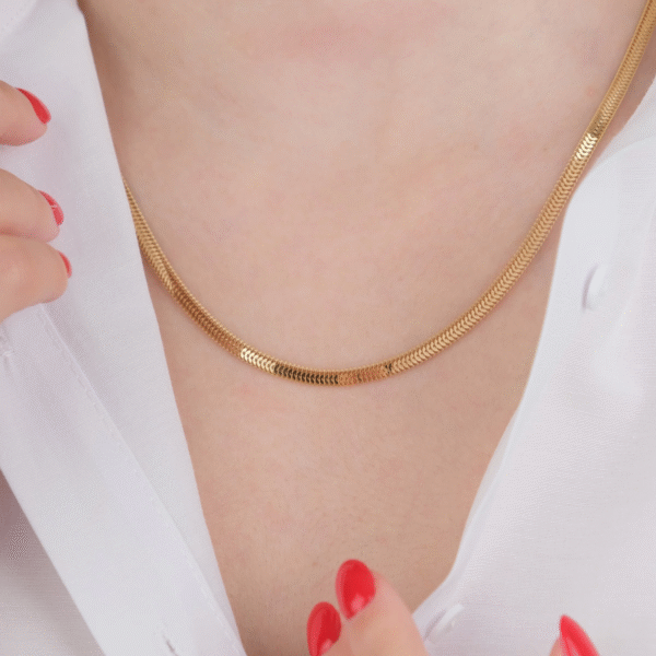 14 Ayar Altın Zincir Kolye 218