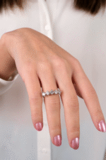 14 Ayar Altın Beştaş Yüzük 49 - Görsel 3