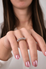 14 Ayar Altın Beştaş Yüzük 49 - Görsel 2