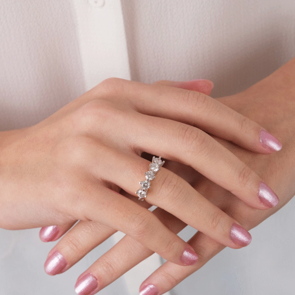 14 Ayar Altın Beştaş Yüzük 49