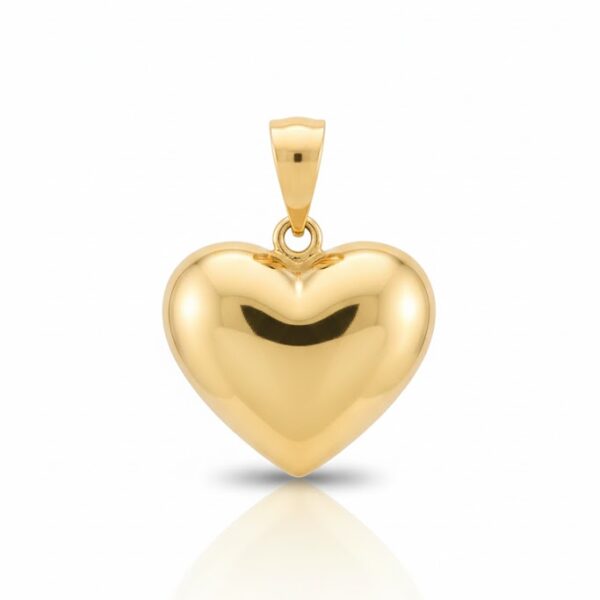 14 Ayar Altın Balon Kalpli Kolye Ucu 355