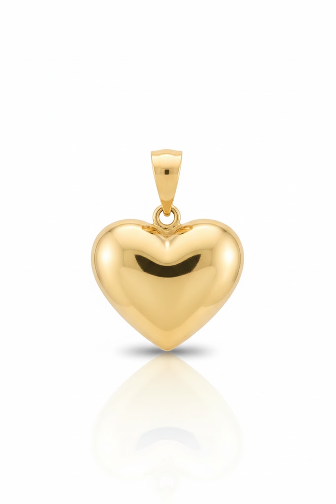 unnamed (1) 14 Ayar Altın Balon Kalpli Kolye Ucu 355 - Görsel 1