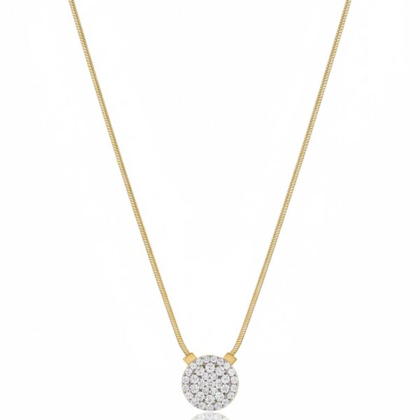 14 Ayar Altın Baget İtalyan Zincirli Kolye 812