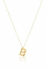 14 Ayar Altın Balon Harf Kolye 582