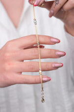 14 Ayar Altın Dorikalı Bileklik 1062 - Görsel 2