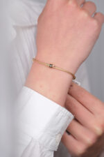 14 Ayar Altın Dorikalı Bileklik 1062 - Görsel 4