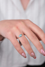 14 Ayar Altın Minimal Göz Hediyelik Yüzük 1017 - Görsel 2