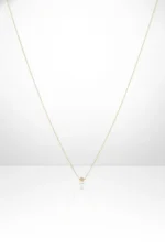 14 Ayar Altın Dorika Toplu Zincir Kolye 921