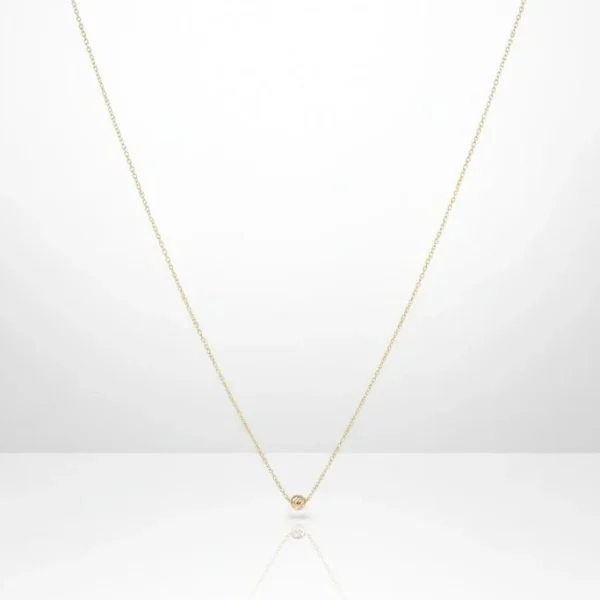 14 Ayar Altın Dorika Toplu Zincir Kolye 921