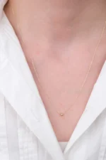 14 Ayar Altın Dorika Toplu Zincir Kolye 921 - Görsel 4