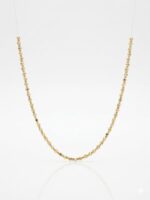 14 Ayar Altın Küp Dorikalı Zincir Kolye 966